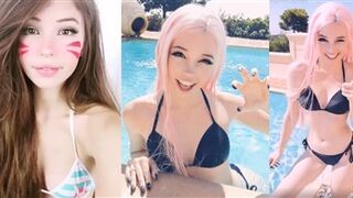Belle Delphine Sexy Holiday Fun in the Pool Video