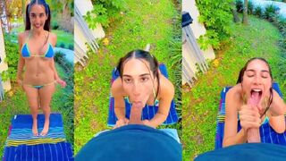 Izzy Green Outdoor Blowjob Cum Swallow Video Leaked